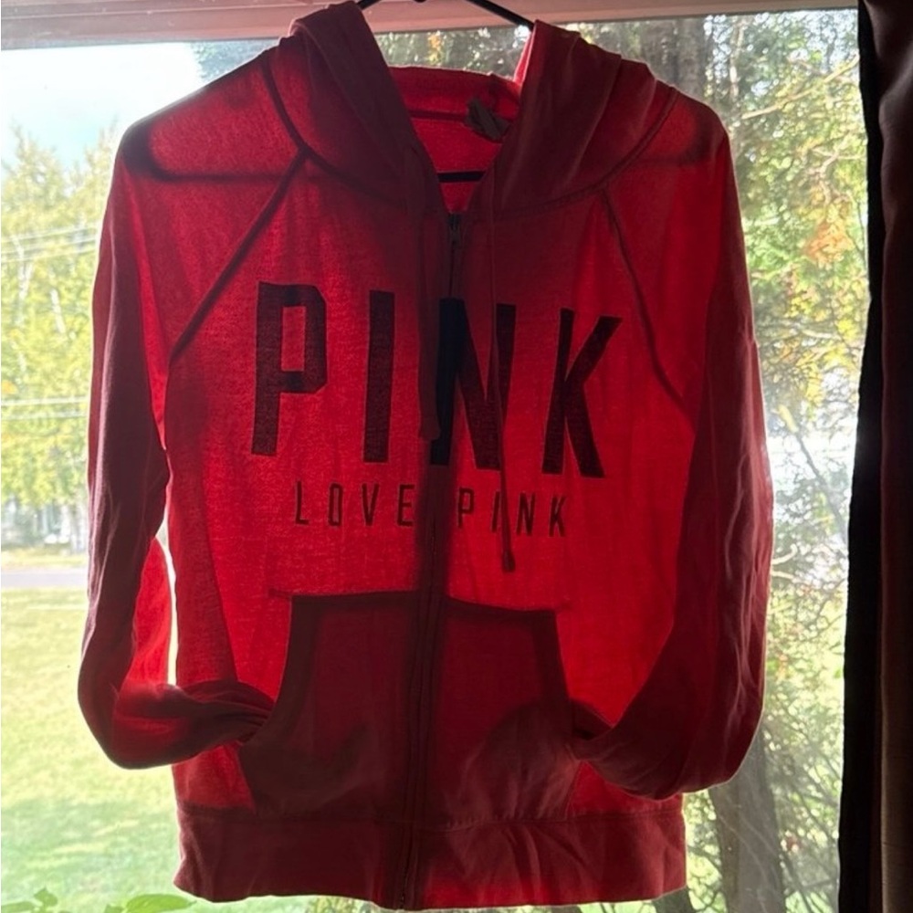 PINK Victoria's Secret Red Hoodie